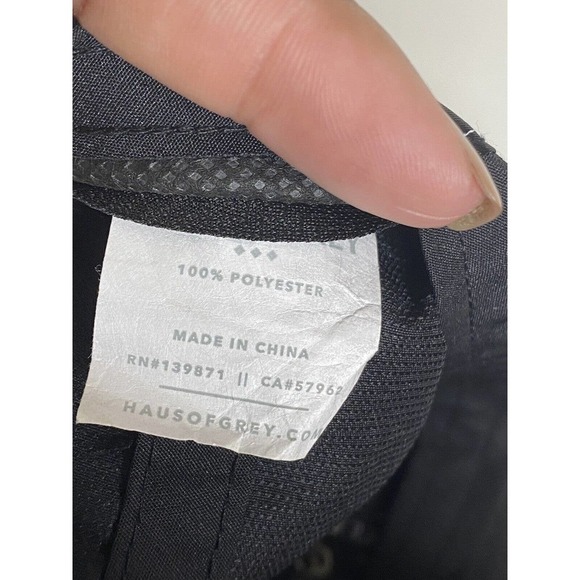 MATTE grey mens golf adjustable cap hat breathable, moisture wicking - Picture 7 of 7